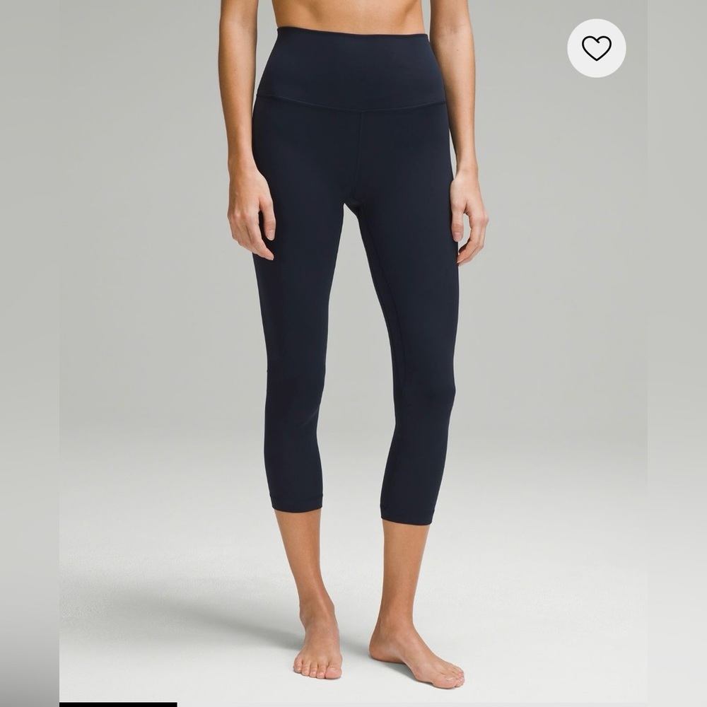 Lululemon 21in High-Waisted Leggings Blue 6